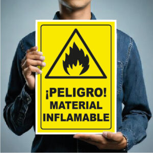 Señaletica - Peligro Material Inflamable